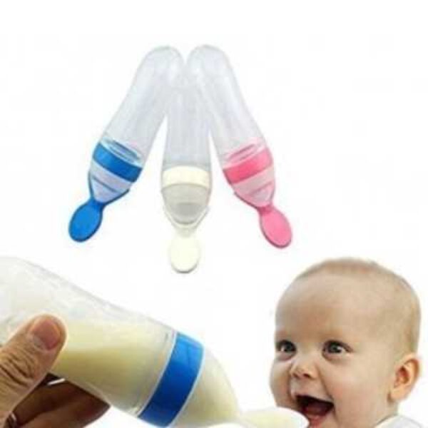 Silicone baby feeding spoon food feeder BPA Free