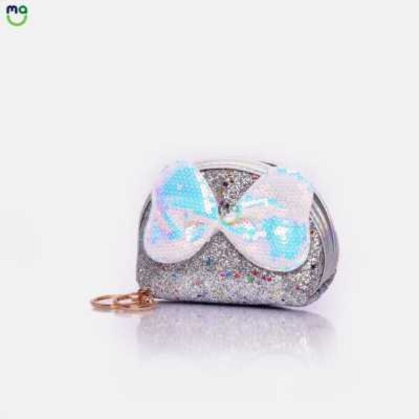 Shimmery Sequin Coin pouch Butterfly Zipper Pouch.