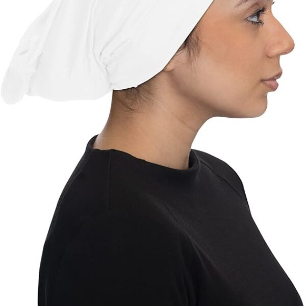 Under Scarf Bonnet Cap ( White Colour )