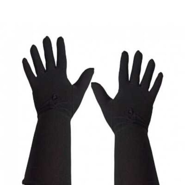 Black hand gloves (Stretchable)