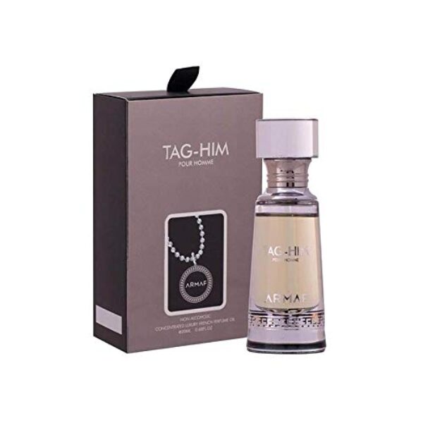 Armaf tag-him pour homme alcohol free premium attar collection for men & women - 20 ml