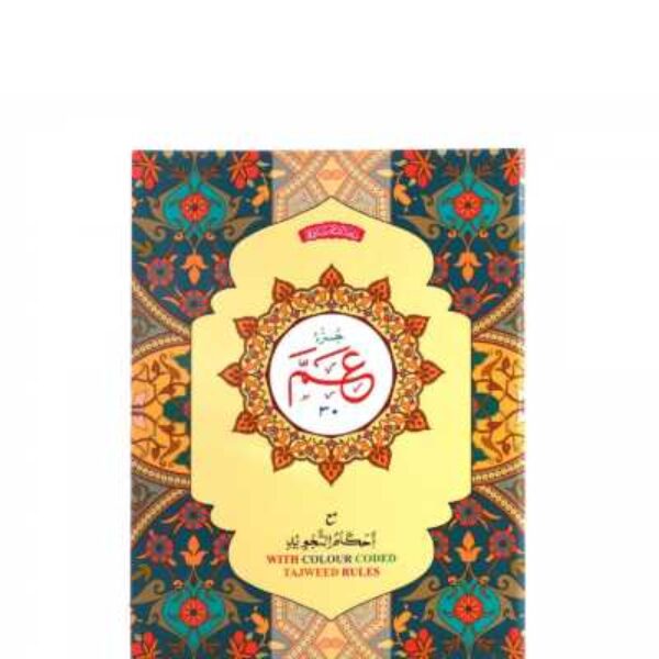 Para amma colored full with tajweed rules art paper (paperback)