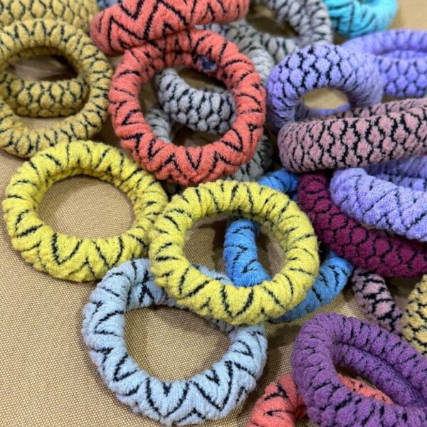 Hair Rubber Bands-Random Color (Premium Quality)