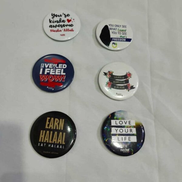 Combo of 6 badges