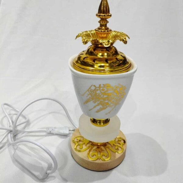 Electric Bakhoor Burner with Table Lamp LED Light