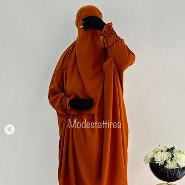 Arwa Jilbab with skirt Mustard