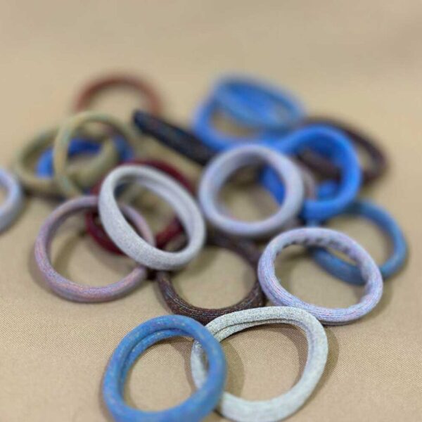 Shimmer Rubber Bands-Random Color (Premium Quality)