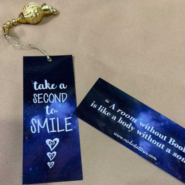 Take A Second To Smile Bookmark