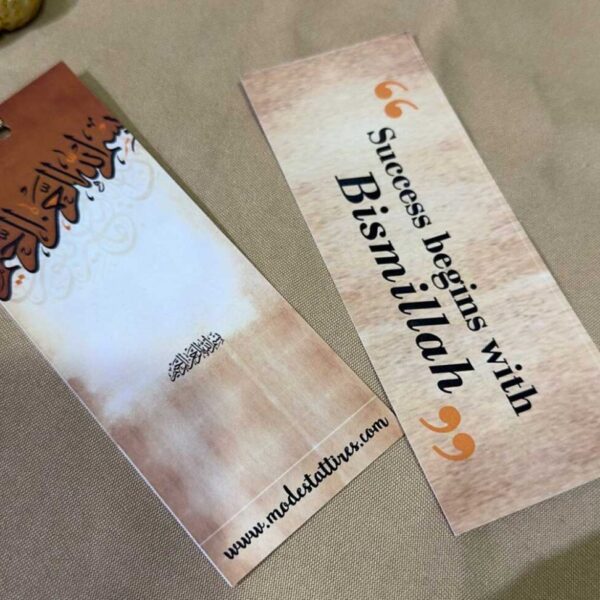 Success Begins With Bismillah Bookmark