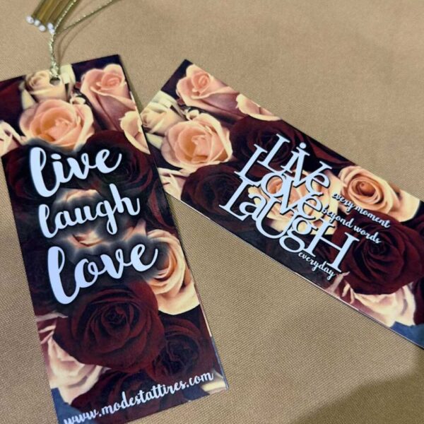 Live Love Laugh Bookmark