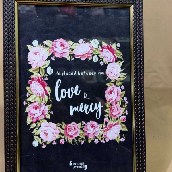 LOVE & MERCY WALL FRAME