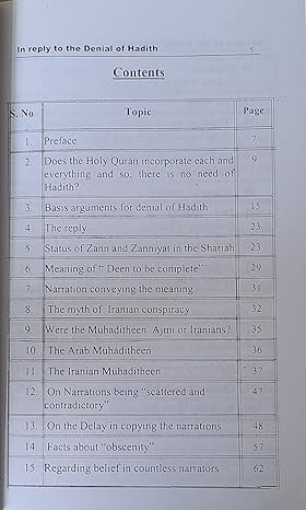 Denial of Hadith ( INKAAR-E-HADITH ) in English - Image 2