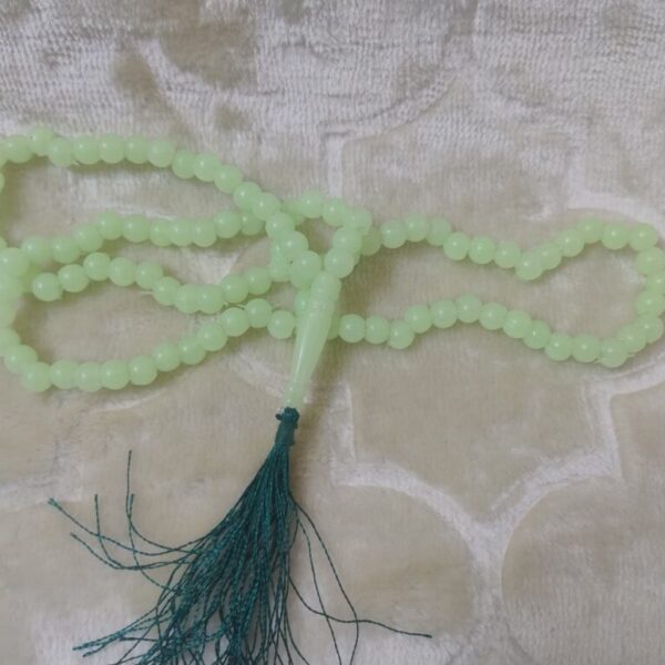 Elegant Neon Green Tasbeeh Prayer Beads