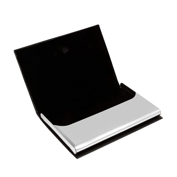 OFIXO Card Holder Credit Card Package Card Holder Business Card Case Black Leather Visiting (OFX-1182)