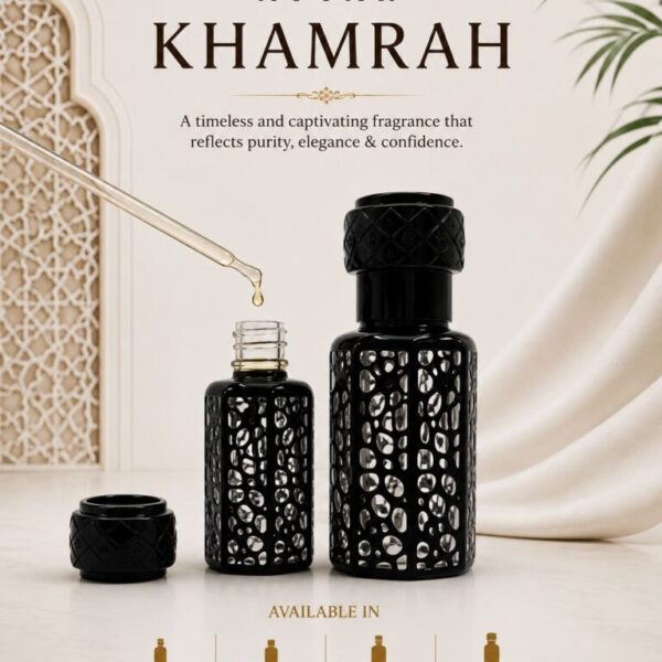 Khamrah Attar – Warm Spicy Luxury Perfume Oil (Alcohol-Free, Long Lasting 6ml)